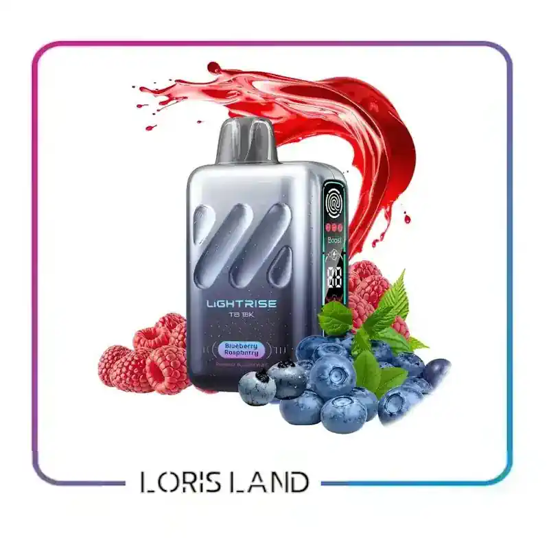 پاد یکبار مصرف بلوبری تمشک لایت رایز 18 هزار پاف